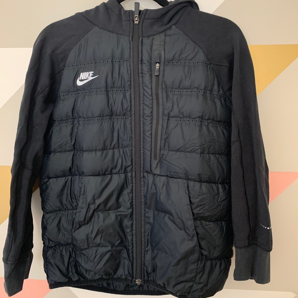 Nike black bomber jacket